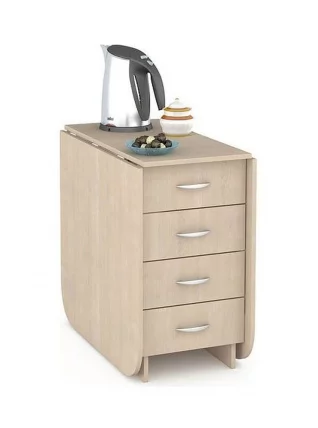 Стол-книжка с ящиками Глория 606 К Дуб паллада_3