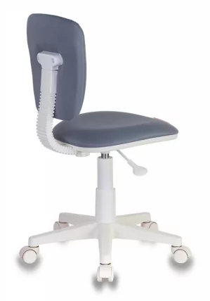 Кресло детское Бюрократ CХ-В204НКС (пластик белый) Серый 15-48 / CH-W204NX_3