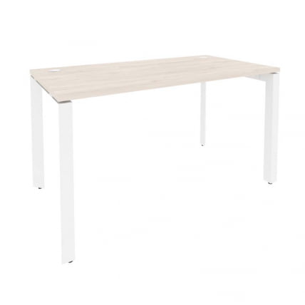 Стол рабочий на П-образном м/к ОНИКС О.МП-СП-3.7 Денвер Светлый/Белый / ONIX O.MP-SP-3.7_0