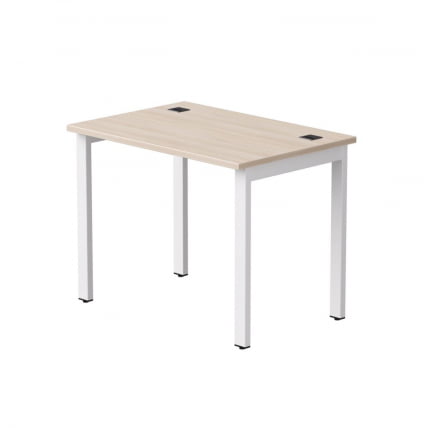 Стол прямой на металлокаркасе, опоры 90 гр Еверпроф ЕВО 254С005 Кашемир Белый / Everprof EVO 254S005_0