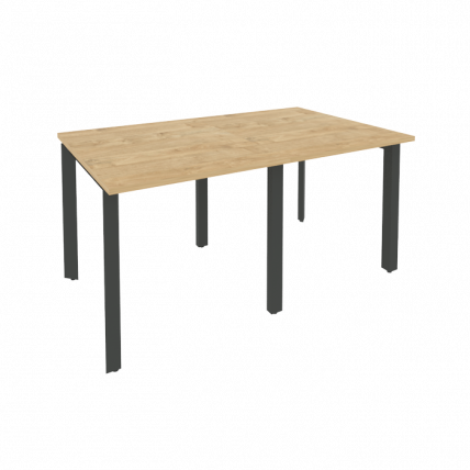 Стол переговорный (2 столешницы) ОНИКС О.МП-ПРГ-2.0 Тиквуд Светлый/Антрацит / ONIX O.MP-PRG-2.0_0