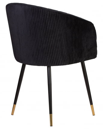Стул обеденный ДОБРИН МАРЙ Черный велюр 1922-21 / DOBRIN MARY_3
