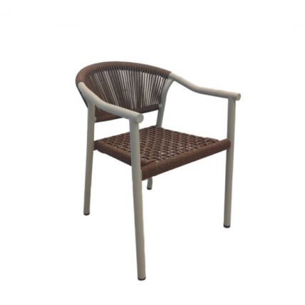 Стул Сйна коричневый бежевые ножки / Syna_0