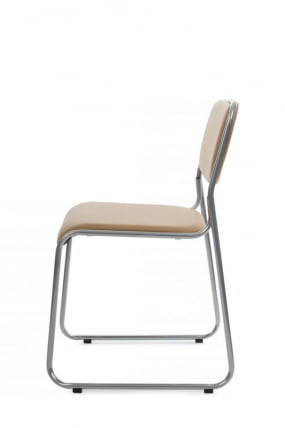 Кресло Никс РCХ ОМКЛ-02 Бежевый/Металл окрашенный Хром / Nix RCH OMKL-02_5