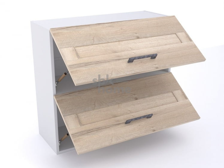 Шкаф Ш-80г, Дублин (800*320*720) Дуб галифакс белый, 21648_1