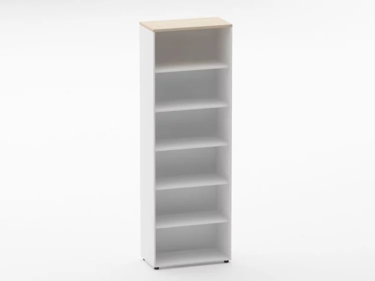 Шкаф 5 широкий открытый Дека 10.23.101 Туя/Белый / Deka_0