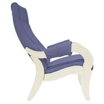 Кресло для отдыха Модель 701 венге / Верона Деним Блуе / Verona Denim Blue_3