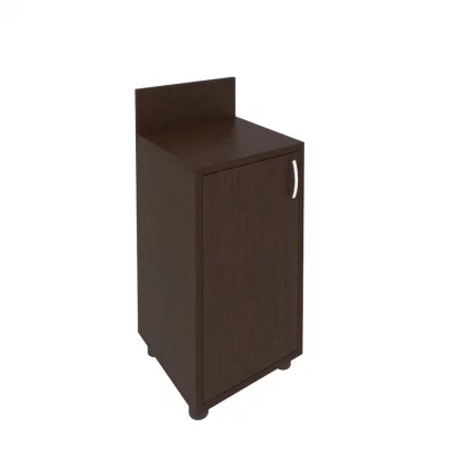 Тумба (узкая) с полкой и бортиком ЛИГХТ С-ТУ-40 Венге Цаво / LIGHT_0