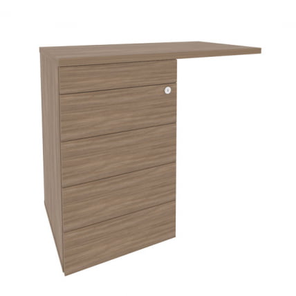 Тумба приставная (ТИП-ОН) (универсальная л/пр) ОНИКС О.ТПУ-4 ТИП Дуб Аризона / (TIP-ON) ONIX O.TPU-4 TIP_0