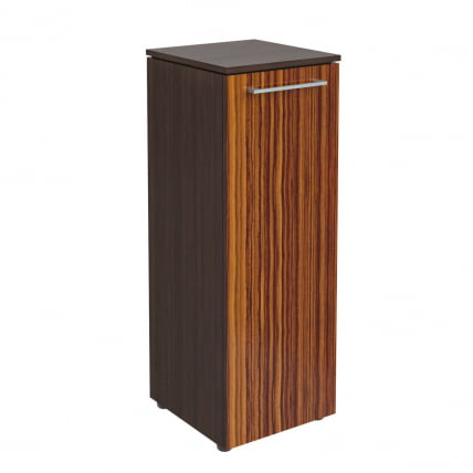 Шкаф колонка с глухой средней дверью ММC 42.1 Макассар/Венге Магия / MMC_0