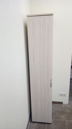 Шкаф для одежды узкий Глассй 6.19.30Л Туя / Glassy_3