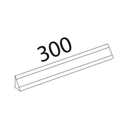 Плинтус с заглушками ПЛ 110.2.300 Берилл Бежевый Премиум_1