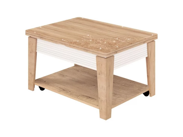 Стол журнальный Агат 32.10 Бунратти-Ваниль_0