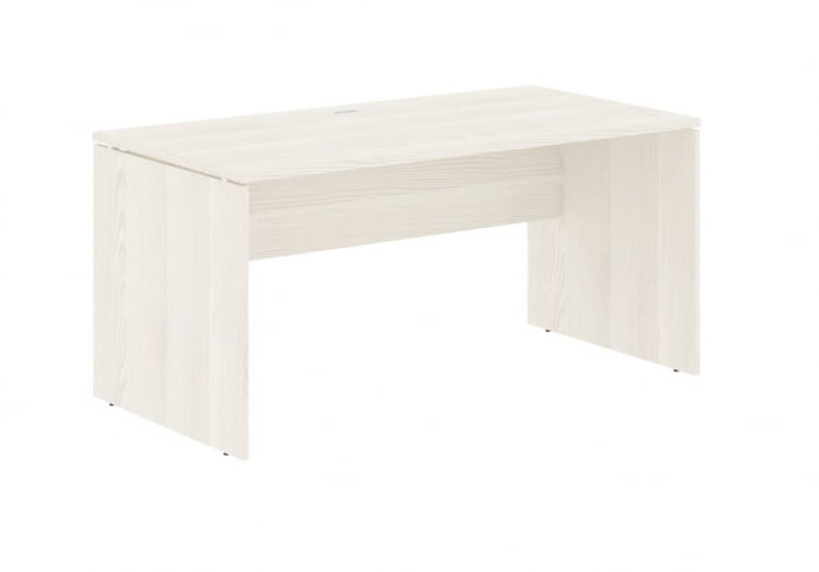 Стол письменный ЕДИС ЕДСТ 1580 Ясень Траун Белый / EDIS EDST_0