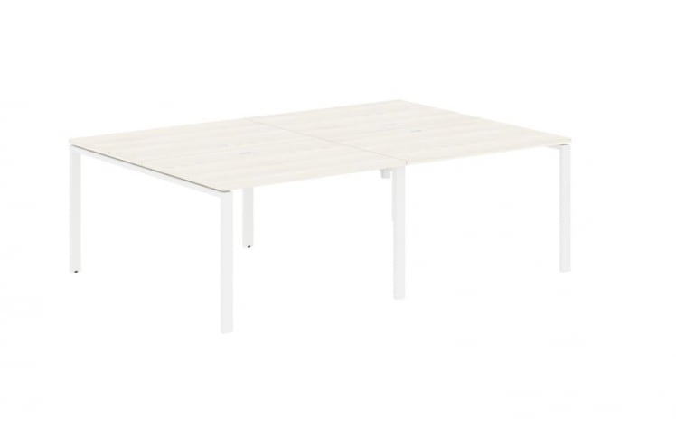 Бенч-система 4-местная ЕДИС ЕУВСТ 2316 Ясень Траун Белый / EDIS EUWST_0