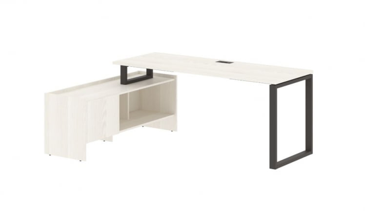 Стол с тумбой ЕДИС ЕКCТ 19614 Ясень Траун Мокко / EDIS EQCT_0