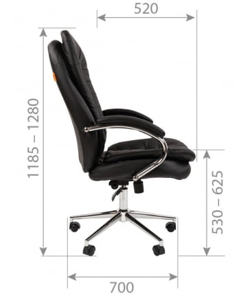 Кресло руководителя CХАИРМАН 795 кожа Коричневый / CHAIRMAN_4