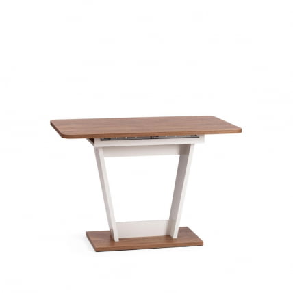 Стол обеденный ФОКС раздвижной ЛДСП, 68.6кс110-145кс75 см, Дуб Канзас/Пепел / FOX 68.6x110-145x75_3