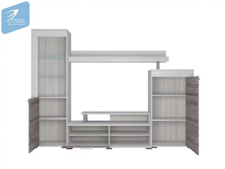 Гостиная Соло 9А Ясень шимо светлый - Ясень шимо темный_1