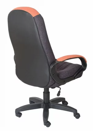 Кресло офисное Гармония ХОМЕ ткань КФ-13/28 Фиолетово-оранжевая / HOME_1