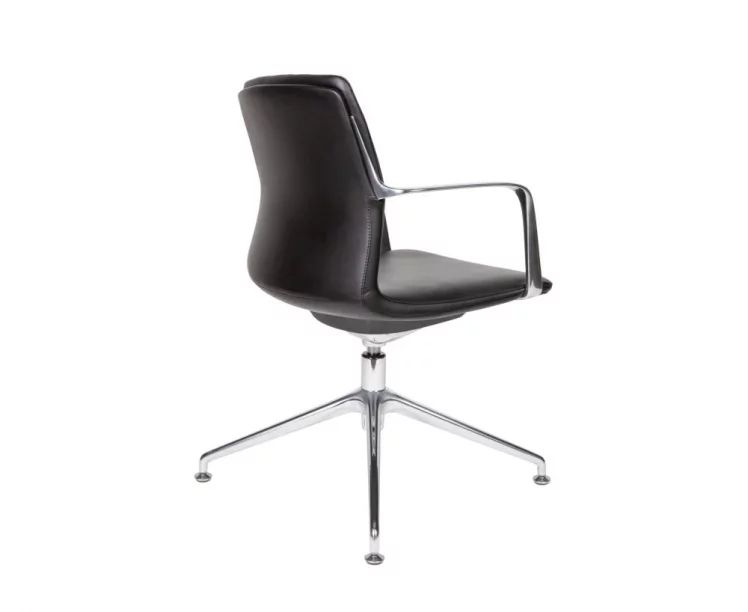 Конференц-кресло Лилль CФ экокожа Черный / CF_3
