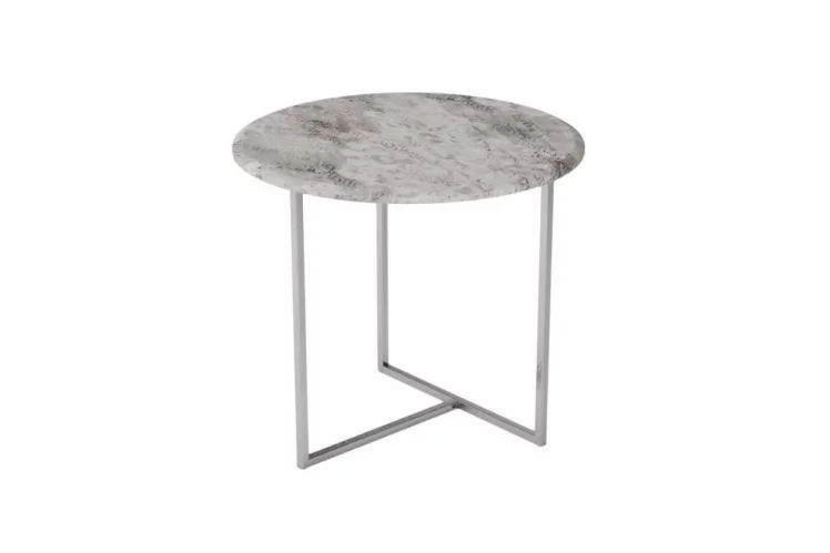 Стол журнальный Альбано Белый мрамор_0