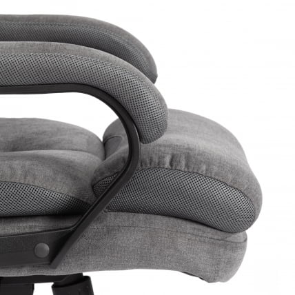 Кресло руководителя Дуке метал БЛ ткань, серый, КУБ 05/ТВ-12 / Duke metal BL KUB 05/TW-12_8