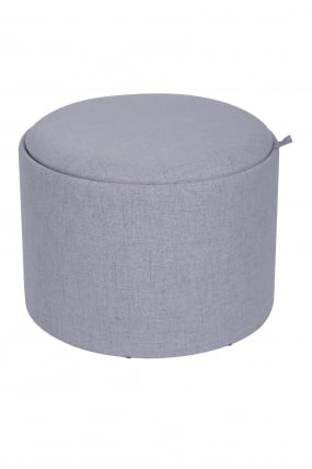 Пуф-столик с ящиком Хюгге Л рогожка Серый / L_0