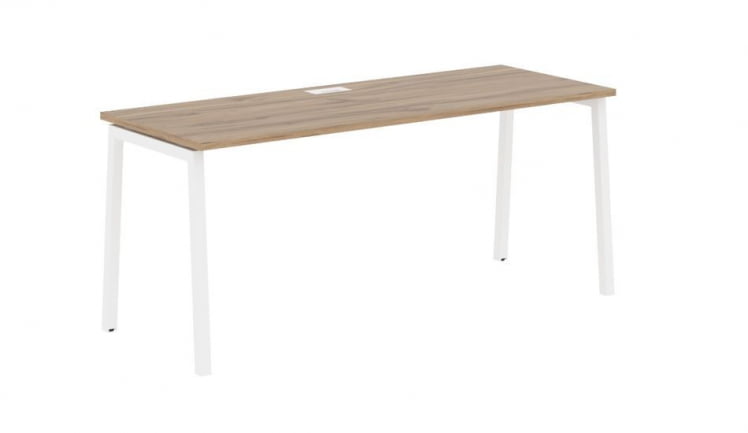 Стол письменный ЕДИС ЕЛСТ 1767 Дуб Денвер светлый Белый / EDIS ELST_0