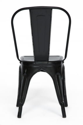Стул ЛОФТ CХАИР (мод. 012) металл, 45*35*85см, черный/блаcк винтаге / LOFT CHAIR (mod. черный/black vintage_3