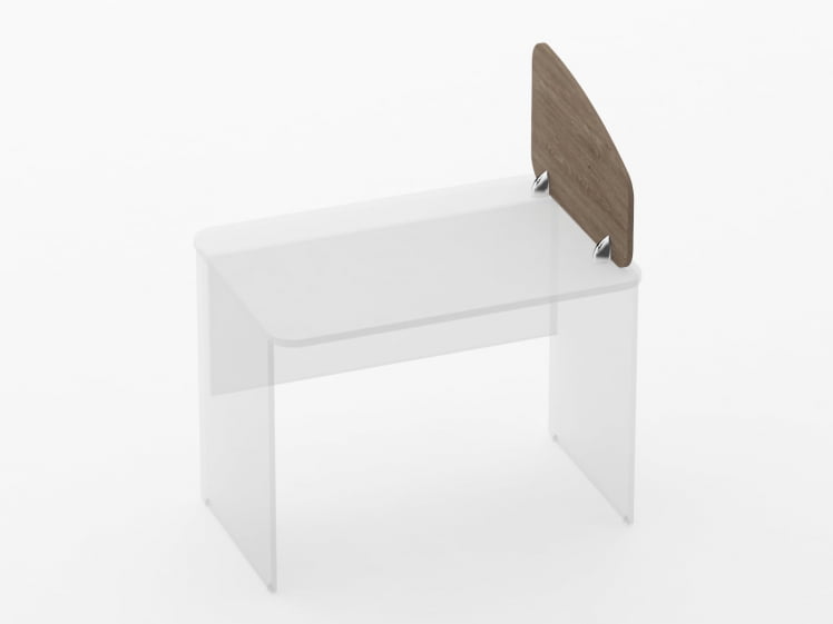 Экран разделительный Глассй 5.12.06 Дуб Верцаска / Glassy_0