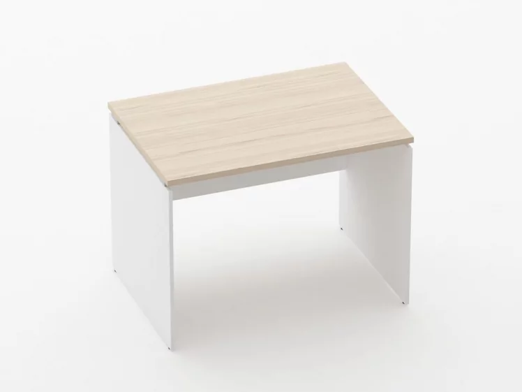 Стол прямой Дека ЛДСП каркас 75.07.10 Туя/Белый / Deka_0