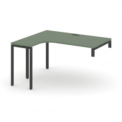 Стол-надставка на опорную тумбу (левый) CОНCЕПТ CН.ОСАН-003(Л) Кобо Черный / CONCEPT CN.OSAN-003(L)_0