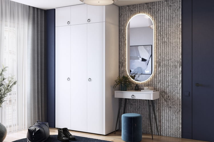 Туалетный столик (без зеркала) Ева ТС-02 / TS-02_6