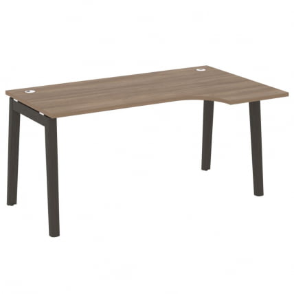 Стол эргономичный левый ОНИКС ВООД ОВ.СА-1(Р) Дуб Аризона/Темный / ONIX WOOD OW.SA-1(R)_0