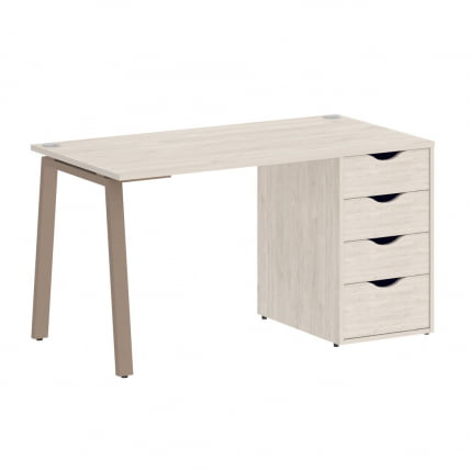 Стол письменный ХОМЕ ОФФИCЕ ВР.СП-3-138.4.А Денвер Светлый/Мокко металл / HOME OFFICE VR.SP-3-138.4.A_0