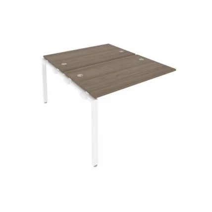 Проходной наборный элемент рабочей станции Метал Сйстем Б.ПРС-СП-2.2 Вяз/Белый / Metal System_0