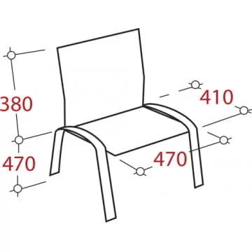 Стул ЗП_УП_ЕЧаир Рио ИЗО чёрн пластик красный 573679 / ZP_UP_EChair Rio_1