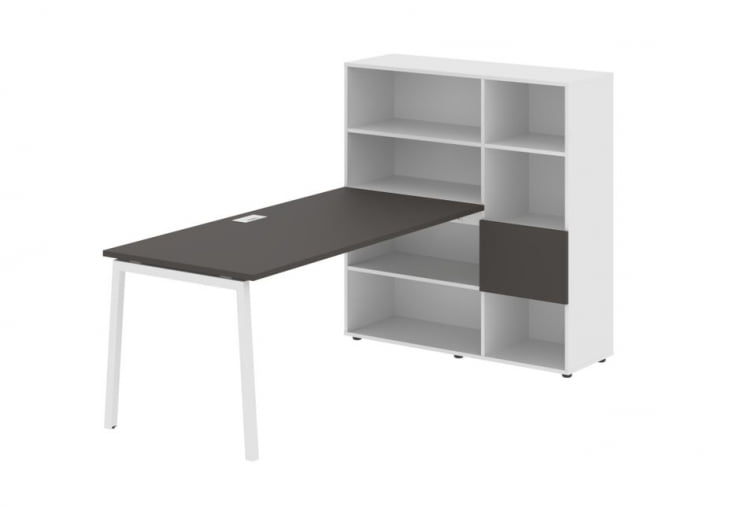 Рабочая станция ЕДИС ЕЛРСТ 1217 Мокко Белый Белый / EDIS ELRST_0