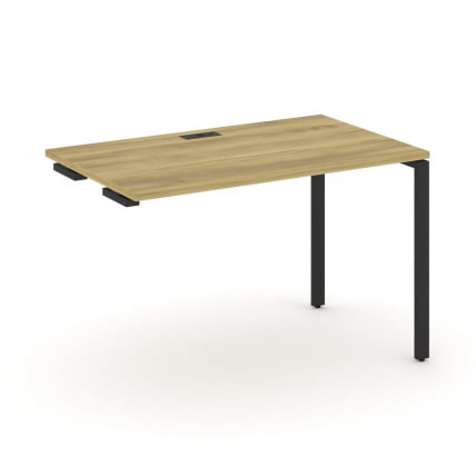 Стол приставка к опорным тумбам/шкафам CОНCЕПТ CН.ОСПР-002 Дуб Винченцо Черный / CONCEPT CN.OSPR-002_0