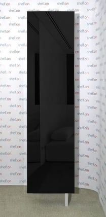 Поворотный шкаф в черном стекле Дриве СП Черный / Drive SP_1