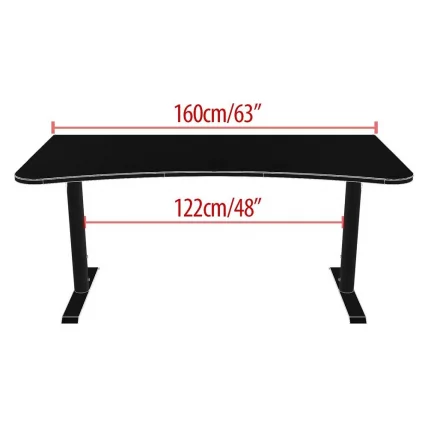 Геймерский стол Ароззи Арена Гаминг Деск Блаcк / Arozzi Arena Gaming Desk Black_3