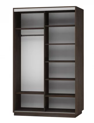 Шкаф-купе двухдверный Экспресс Дуо 1600х2200х Сакура/Венге / 1600х2200h_1