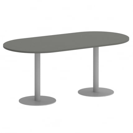 Стол овальный ХОМЕ ОФФИCЕ ВР.СП-5-180.1 Металлик/Серый металл / HOME OFFICE VR.SP-5-180.1_0