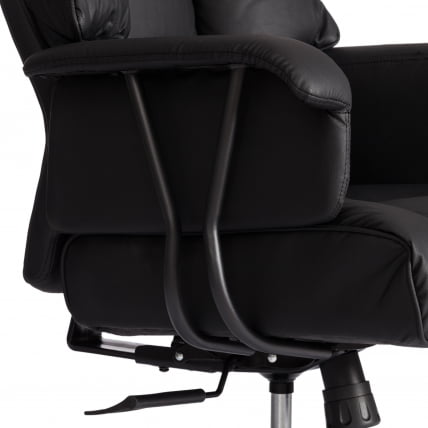 Кресло руководителя БРООКЛЙН кожзам, черный / BROOKLYN_8