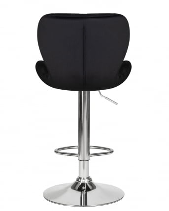 Стул барный ДОБРИН БАРНИ Черный велюр МДЖ9-101 / DOBRIN BARNY MJ9-101_4