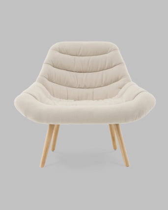 Кресло Олби Страйпс белый_2