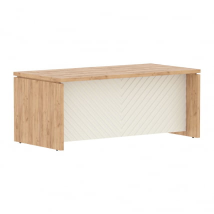 Стол руководителя Торр ЛУКС ТЛСТ 189Х Дуб Бофорд Латте / Torr LUX TLST 189H_0