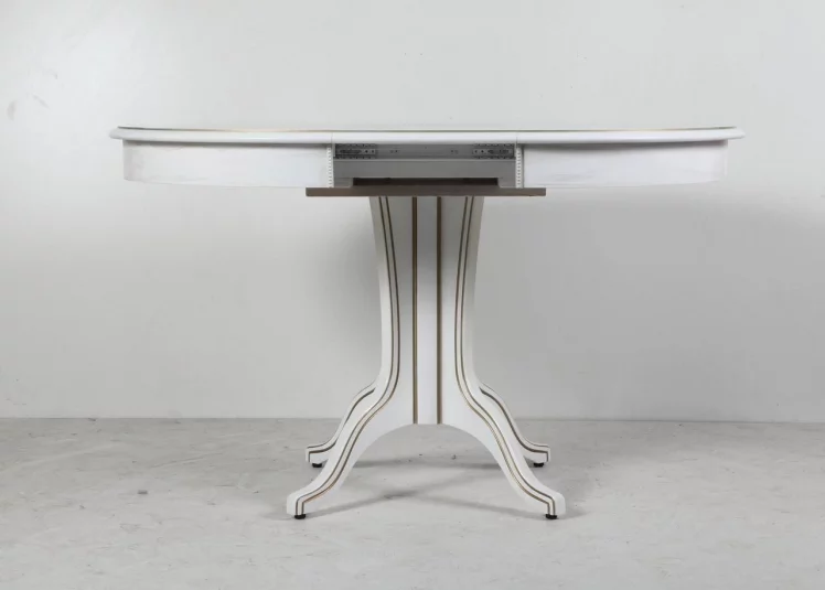 Стол обеденный Орион-5 (д1200) тон 1 с золотой патиной / (d1200)_3