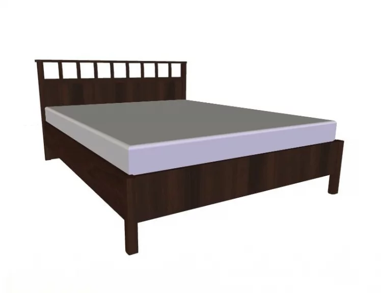 Кровать Люкс (1800) Шерлоcк 46 Орех шоколадный (спальня) / Sherlock_0